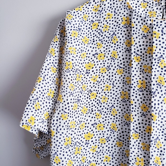 SEASONS | Floral Womans Summer top size 16 - Picture 3 of 5